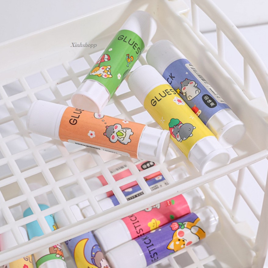 Combo 2 cây hồ khô dán giấy họa tiết dễ thương