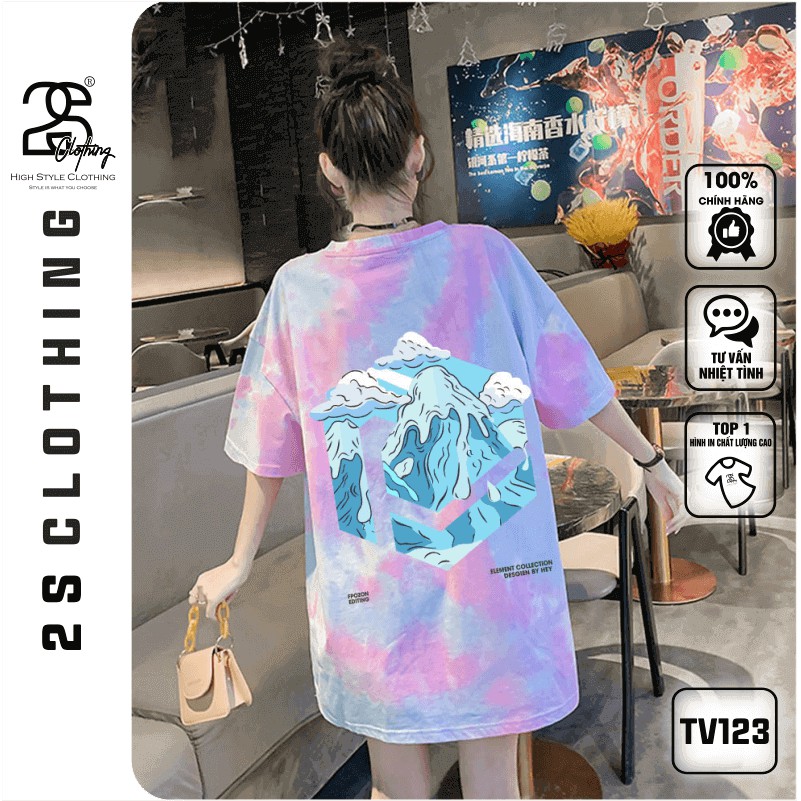 Áo Thun Tay Lỡ 2s Clothing Áo Phông 5TheWay Hot Trend Unisex Nam Nữ Chất Cotton Oversize Form Rộng Giá Rẻ In Hình TV123 | BigBuy360 - bigbuy360.vn