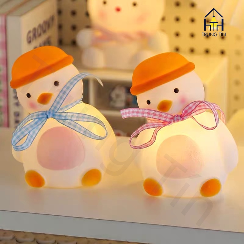 Đèn LED hình con vịt trang trí decor phòng ngủ tiện dụng làm quà tặng NOEL , lễ , TẾT Sundecor