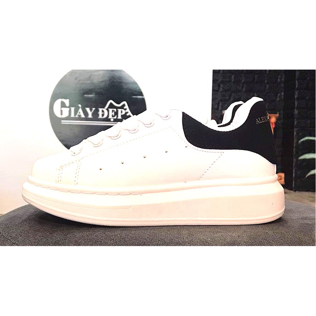 Giày Đẹp Sneaker - MCQueen Trắng Gót Đen | BigBuy360 - bigbuy360.vn