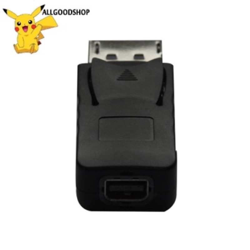 Đầu chuyển đổi Displayport đực sang Mini Displayport Female (chân cái), Black DP Displayport Male To Mini DíplayPort.
