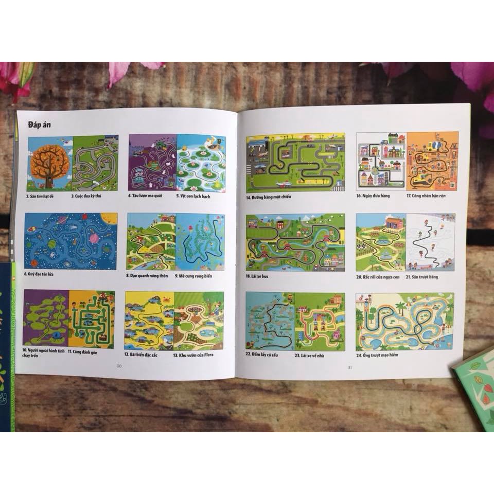 Sách - MÊ CUNG PHÁT TRIỂN TƯ DUY - Càng chơi càng thông minh (Bộ 4 quyển)