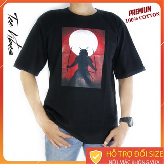 Áo thun tay lỡ TEEVIBES dáng Unisex samurai ngầu TV008