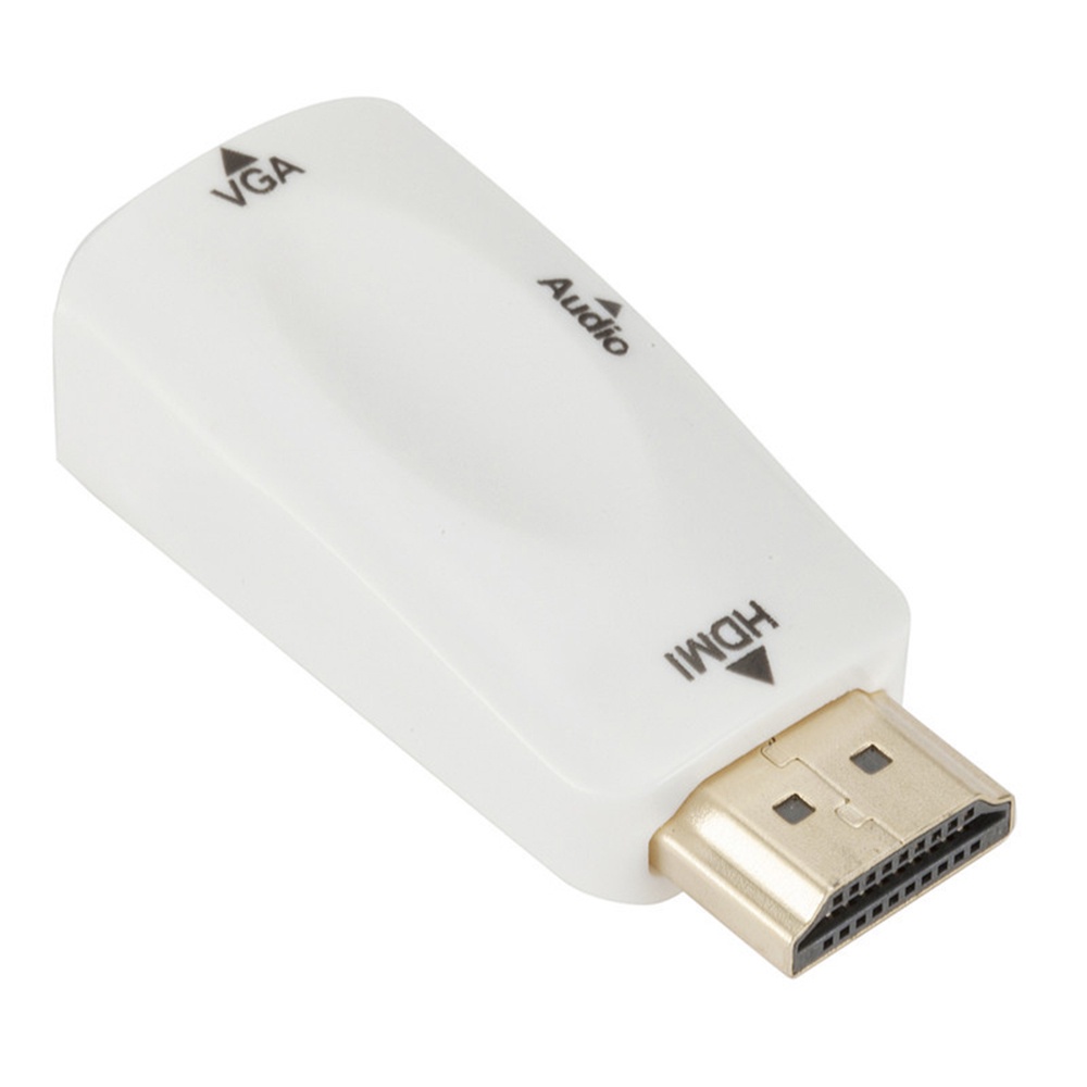 Đầu Chuyển Đổi Hdmi Sang Vga Với Giắc Cắm 3.5mm Fhd 1080p Cho Pc Laptop Tv Box