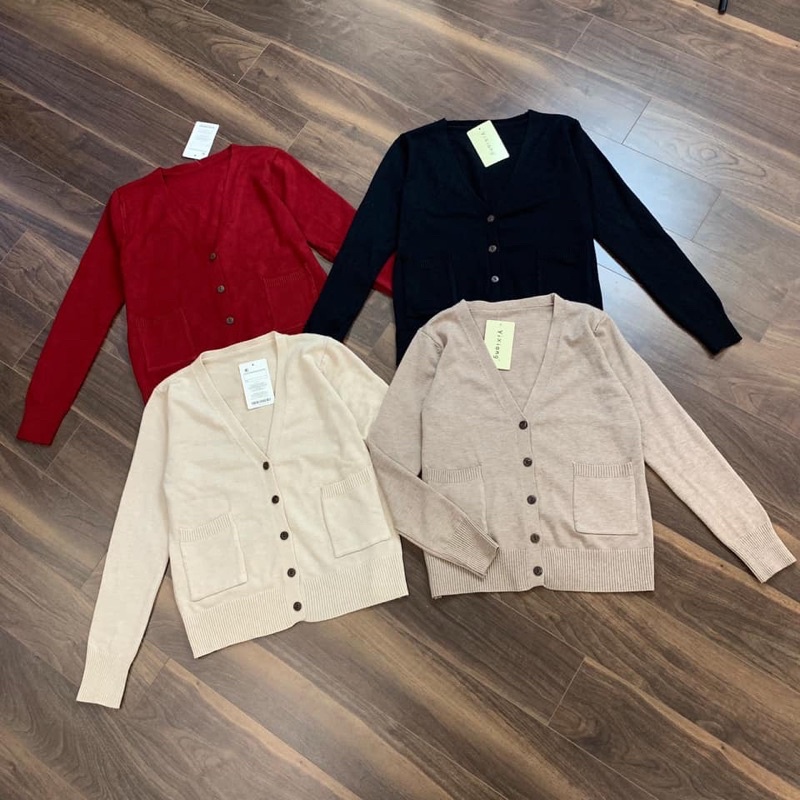 Áo cardigan len cúc gỗ - hàng qc chuẩn chất đẹp | BigBuy360 - bigbuy360.vn