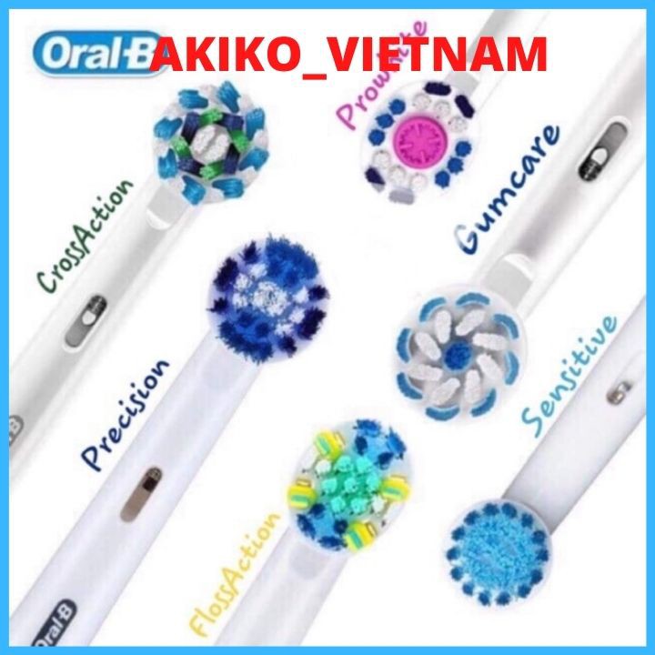 [Oral B] Đầu bàn chải điện ❤FREESHIP ❤ Đầu bàn chải ,made in Germany, oral b