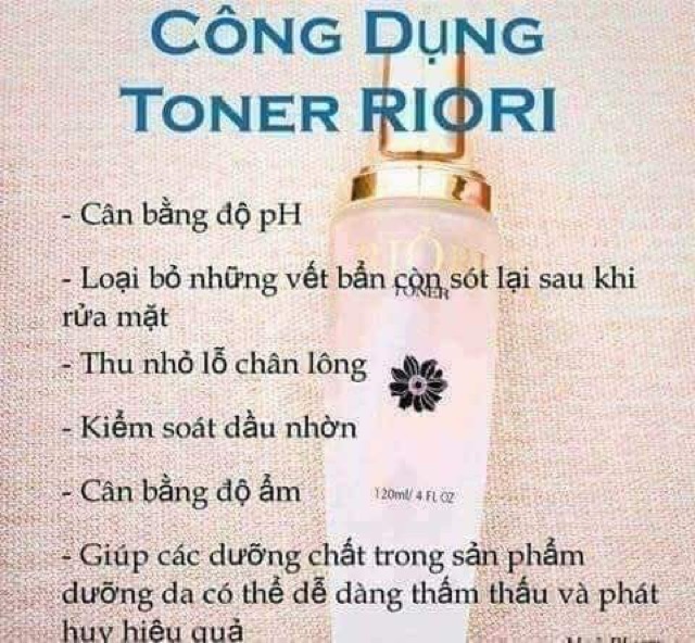 Nước hoa hồng riori