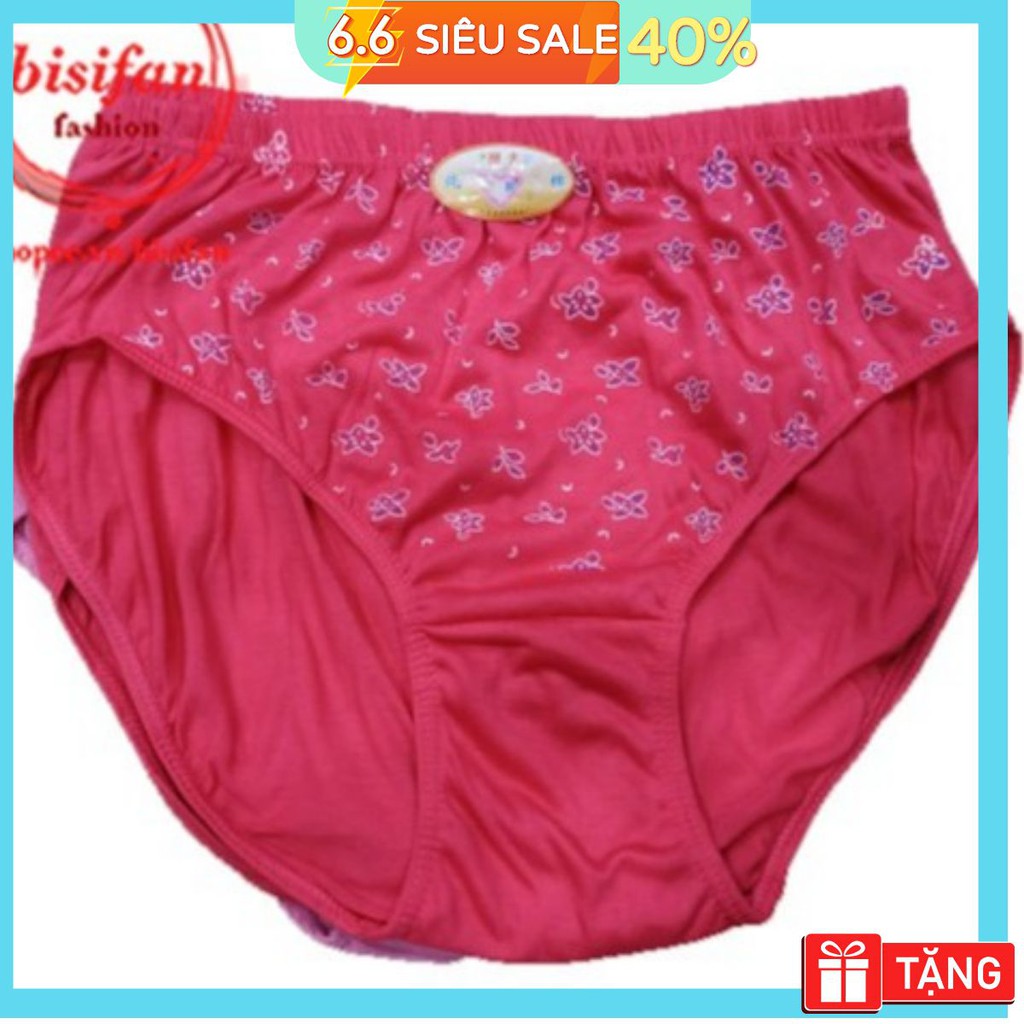 Quần lót bà già  chất coton cạp cao big size siêu to dành cho người giàbà già người béo mập 60, 70KG80kg 90kg