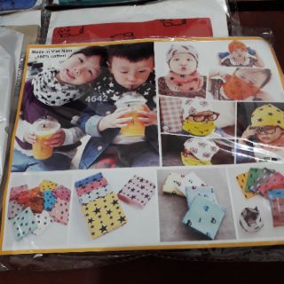 Khăn ống cotton cho bé