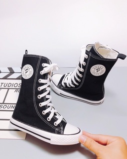 Boot vải cao cổ cho bé gái
