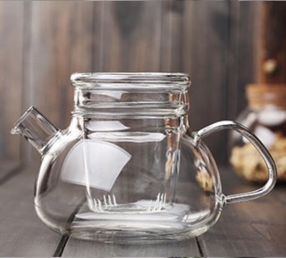 Bộ ấm chén thuỷ tinh 600ml (không kèm khay)