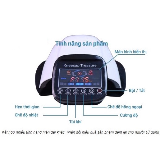 Máy massage đầu gối, Máy massa khớp gối HY-991