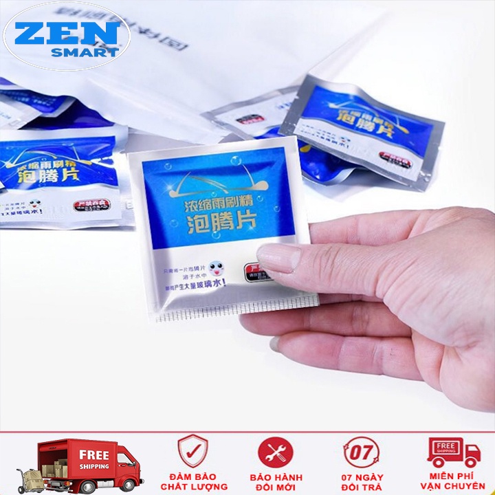 Viên Sủi Rửa Kính Ô Tô Siêu Sạch, 100% sinh học, thân thiện môi trường