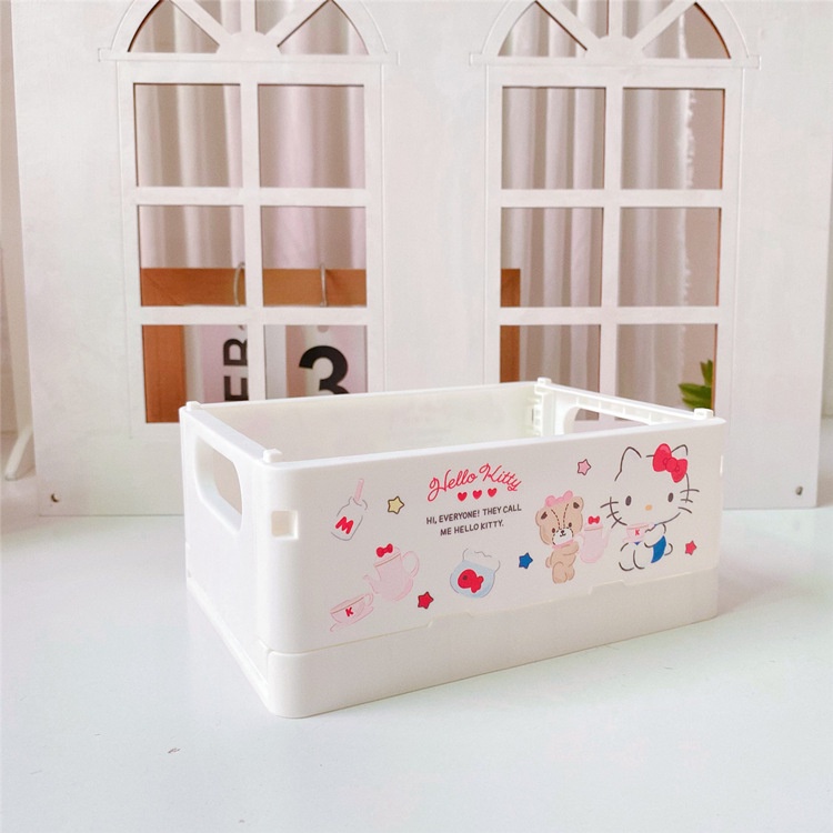 Hộp đựng đồ xếp gọn hình Hello Kitty