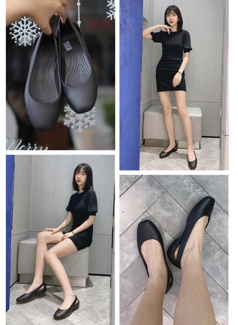 Giày búp bê - giày nữ nhựa mềm siena cho nữ