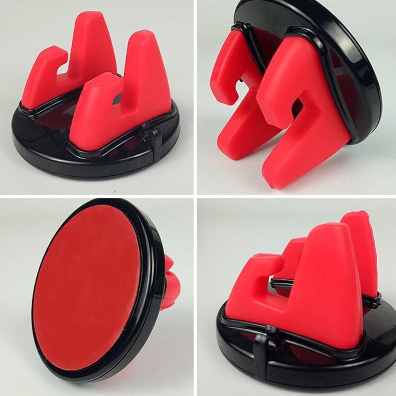 BLALION Giá đỡ điện thoại hỗ trợ GPS gắn trên xe hơi xoay 360 độ bằng silicone chống trượt dành cho Xiaomi Huawei