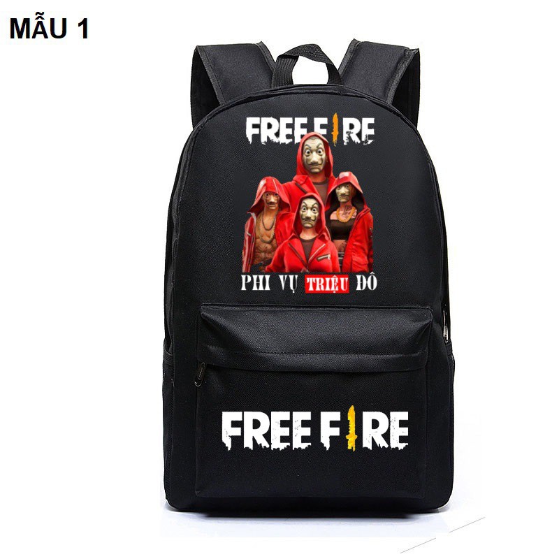 Balo Đi Học Free Fire Phi Vụ Triệu Đô