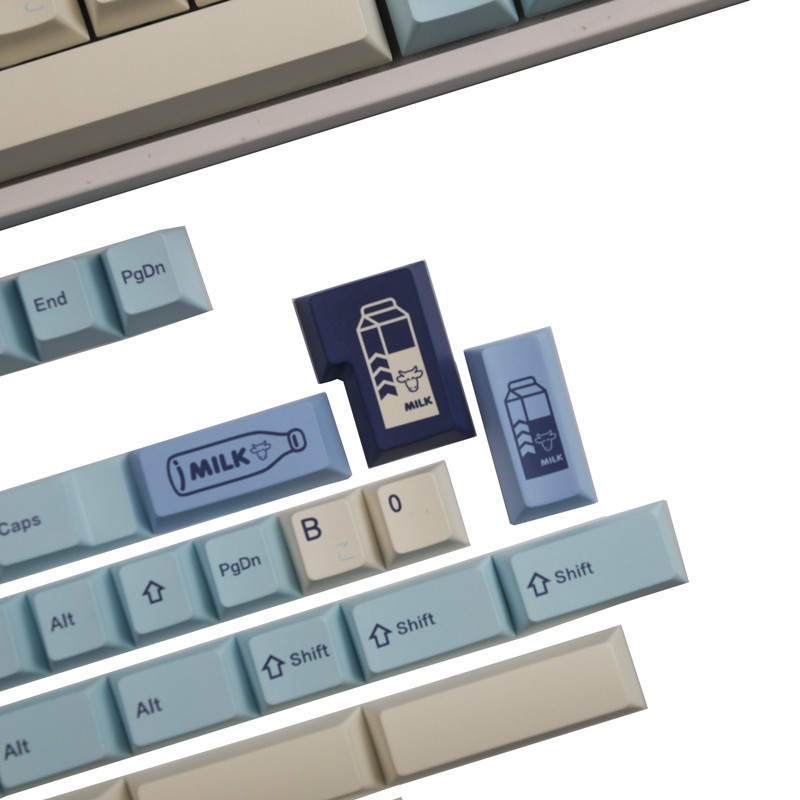 GMK Fruity Milk keycaps, 140 phím keycaps Cherry Profile DYE-SUB Cá nhân hóa GMK Keycaps cho bàn phím cơ