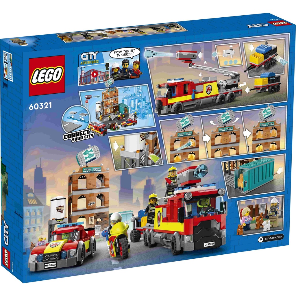Lego 60321 - Biệt đội cứu hỏa