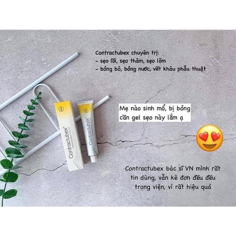 Kem mờ sẹo lồi ngừa thâm Contractubex hàng nội địa Đức