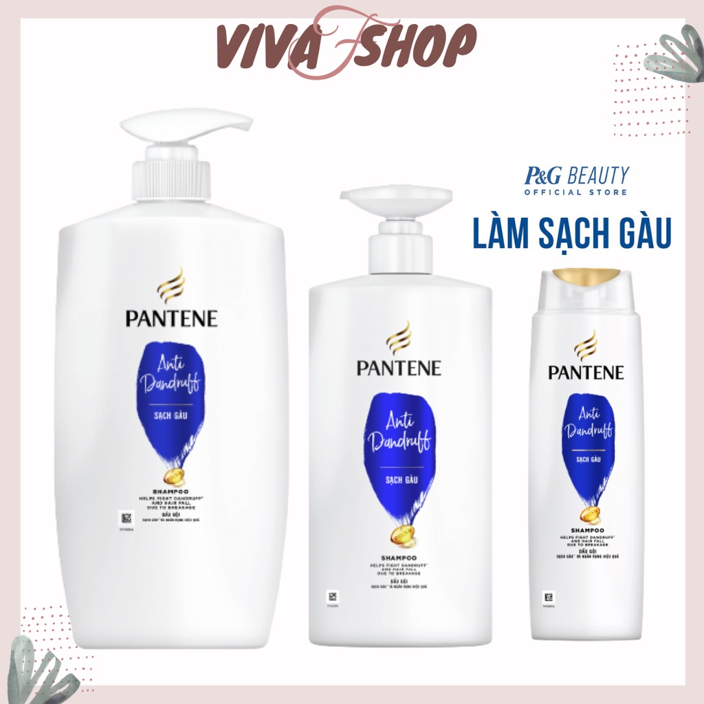 Chai dầu gội PANTENE﻿ Anti Dandruff 300ml - 900ml / Dầu gội đầu nữ