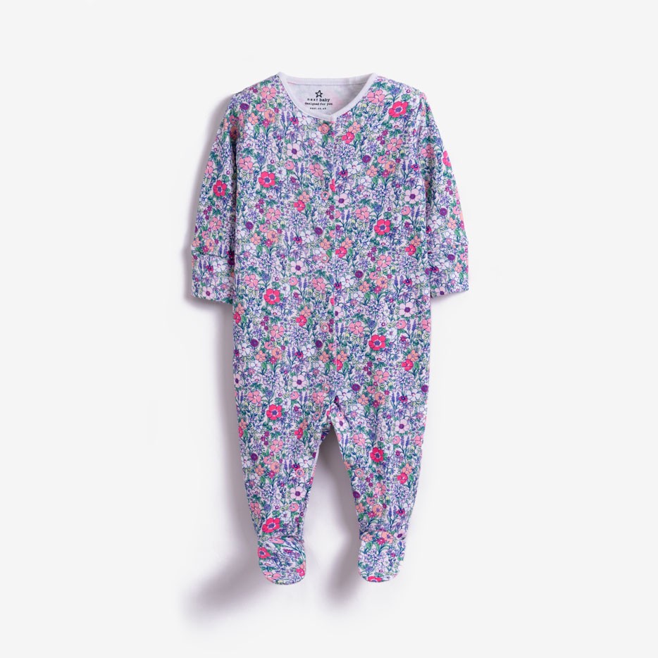 Vlinder đứa bé áo tắm cotton romper bodysuit dài tay pyjama