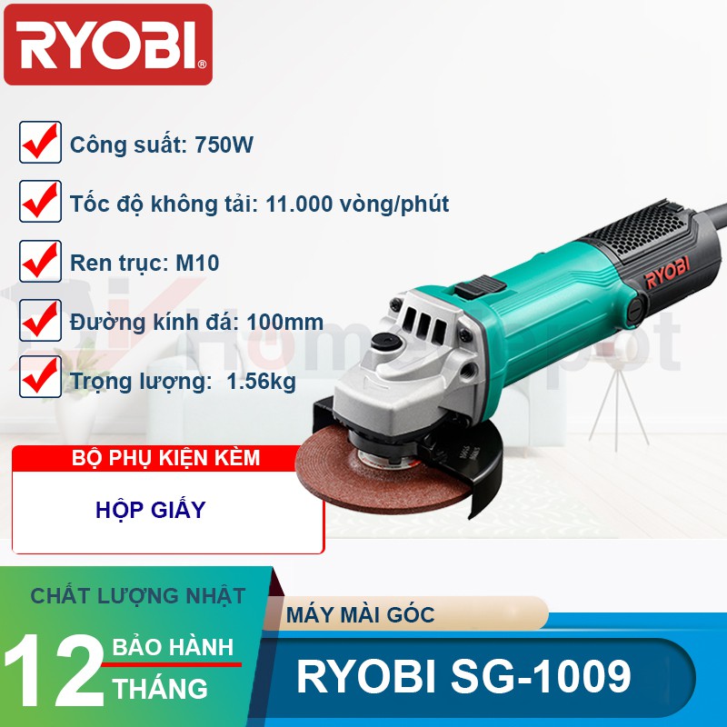 Máy mài góc Ryobi SG-1009 750W