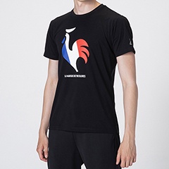 Áo T-Shirt le coq sportif nam - QMMRJA02-BLK