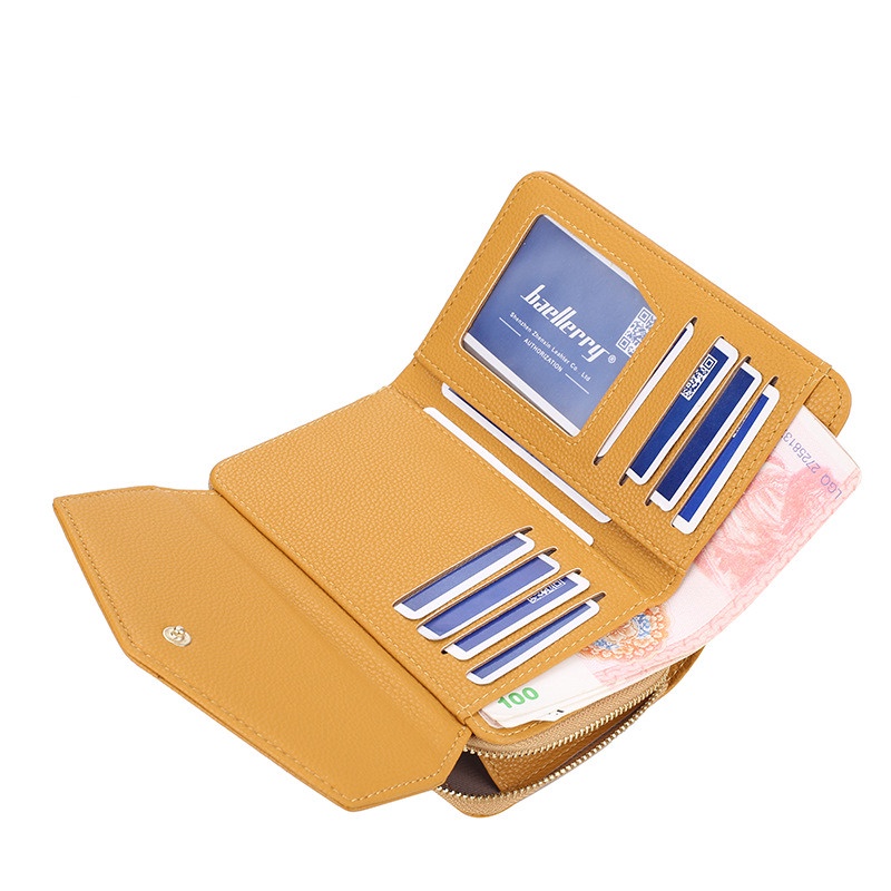 Ví cầm tay PIERRE LOUES dáng dài đa năng có ngăn đựng thẻ cho nữ