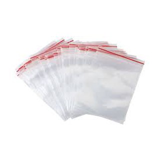 TÚI ZIP CHỈ ĐỎ ĐỦ SIZE SET 100GRAM