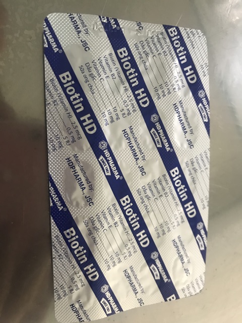 [Chính hãng] viên uống Biotin HD giảm rụng tóc, mịn da | BigBuy360 - bigbuy360.vn