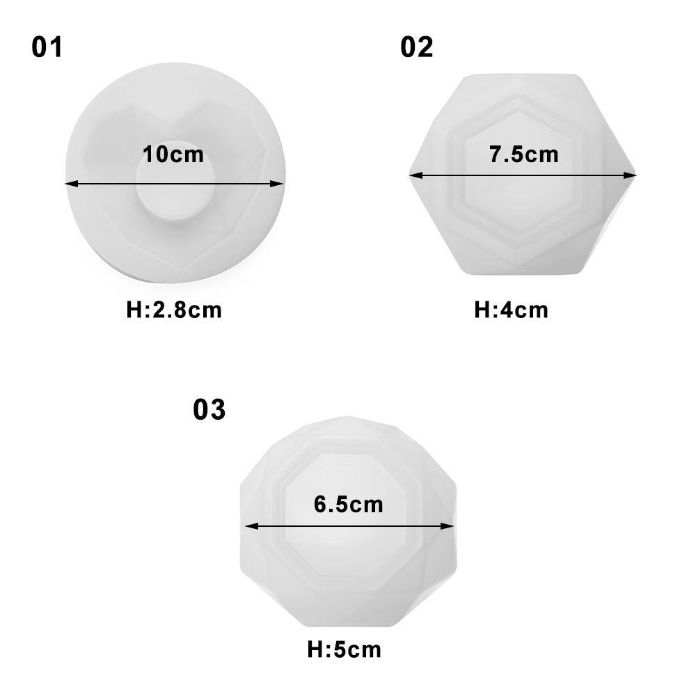 Khuôn Làm Chậu Hoa Resin Hình Lục Giác Độc Đáo