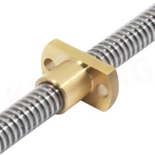 Đai ốc vít me T8 khuyết cạnh