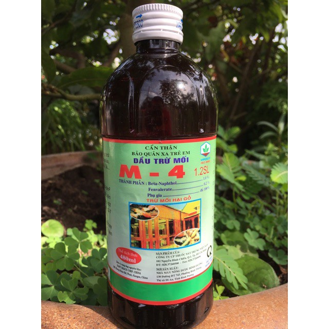 Dầu trừ mối M4 chai lớn 480ml giá rẻ