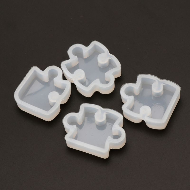 Khuôn silicon hình mảnh ghép nguyên liệu resin