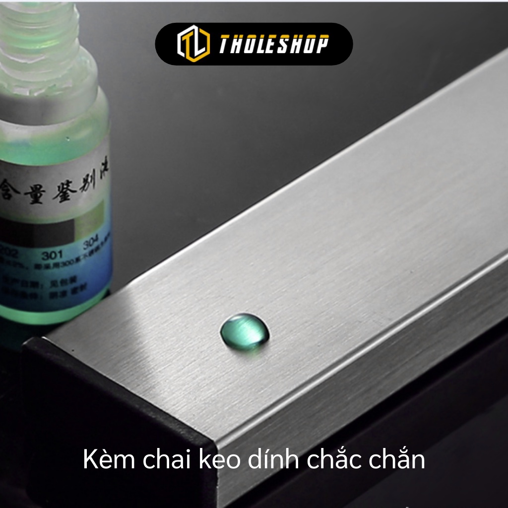 Giá Treo Dao - Thanh Nhôm Nam Chân Treo Dao Kéo Nhà Bếp Chắc Chắn (Kèm Chai Keo) 9519