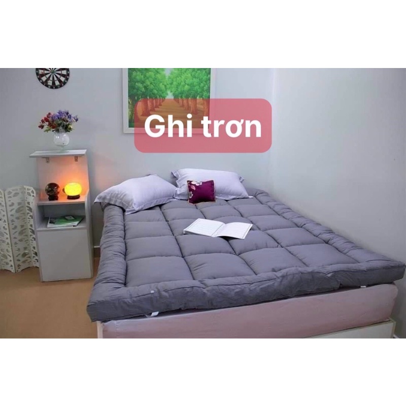 Topper nệm dày 6-8cm tấm topper tiện nghi cao cấp gấp gọn gàng khi không sử dụng