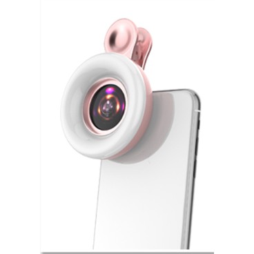 [LOẠI 1]Lens điện thoại có đèn trợ sáng hỗ trợ selfie, quay phim chụp ảnh mi, móng, phun xăm, spa....