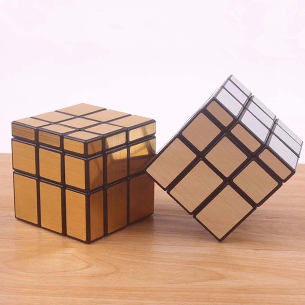 LILYES Đồ Chơi Khối Rubik Tráng Gương Kim Loại Giáo Dục Cho Bé