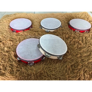 Trống lục lạc gỗ trẻ em 8 inch