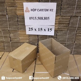 Thùng carton 25x15x15cm