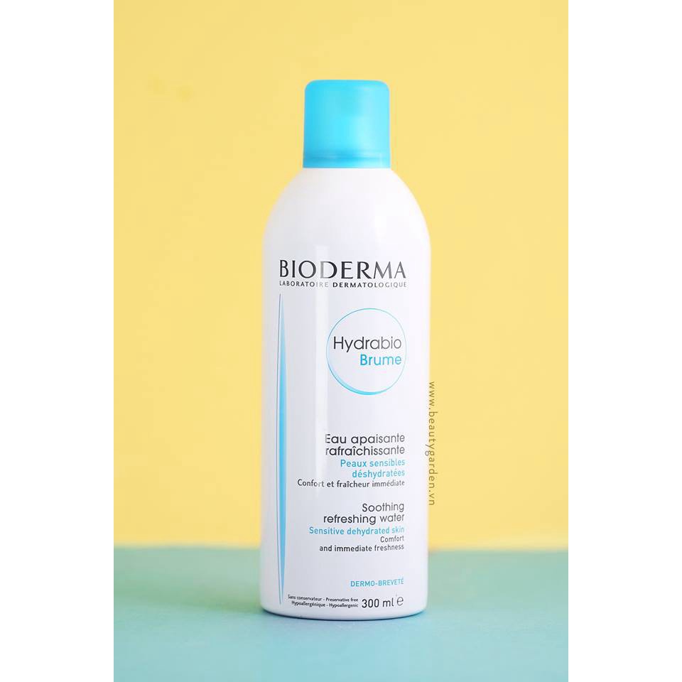 [CHUẨN AIR] Bioderma Hydra Brume 300ml - Xịt Khoáng Cho Da Nhạy Cảm