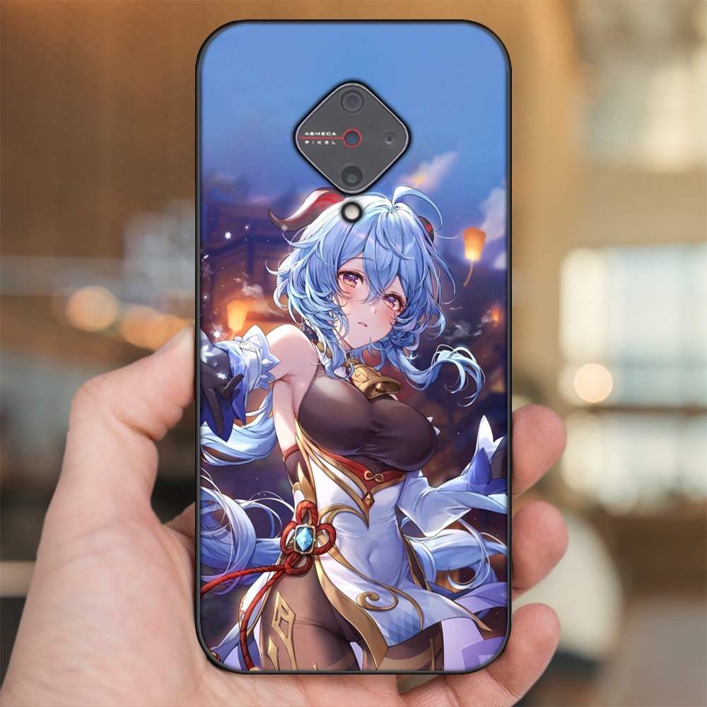 Ốp lưng Vivo S1 Pro viền đen in hình Ganyu Genshin Impact