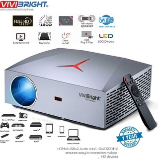 Máy chiếu Gia Đình FULL HD Cao Cấp Vivibright F40 Độ phân giải thật 1080P-Phiên bản wifi