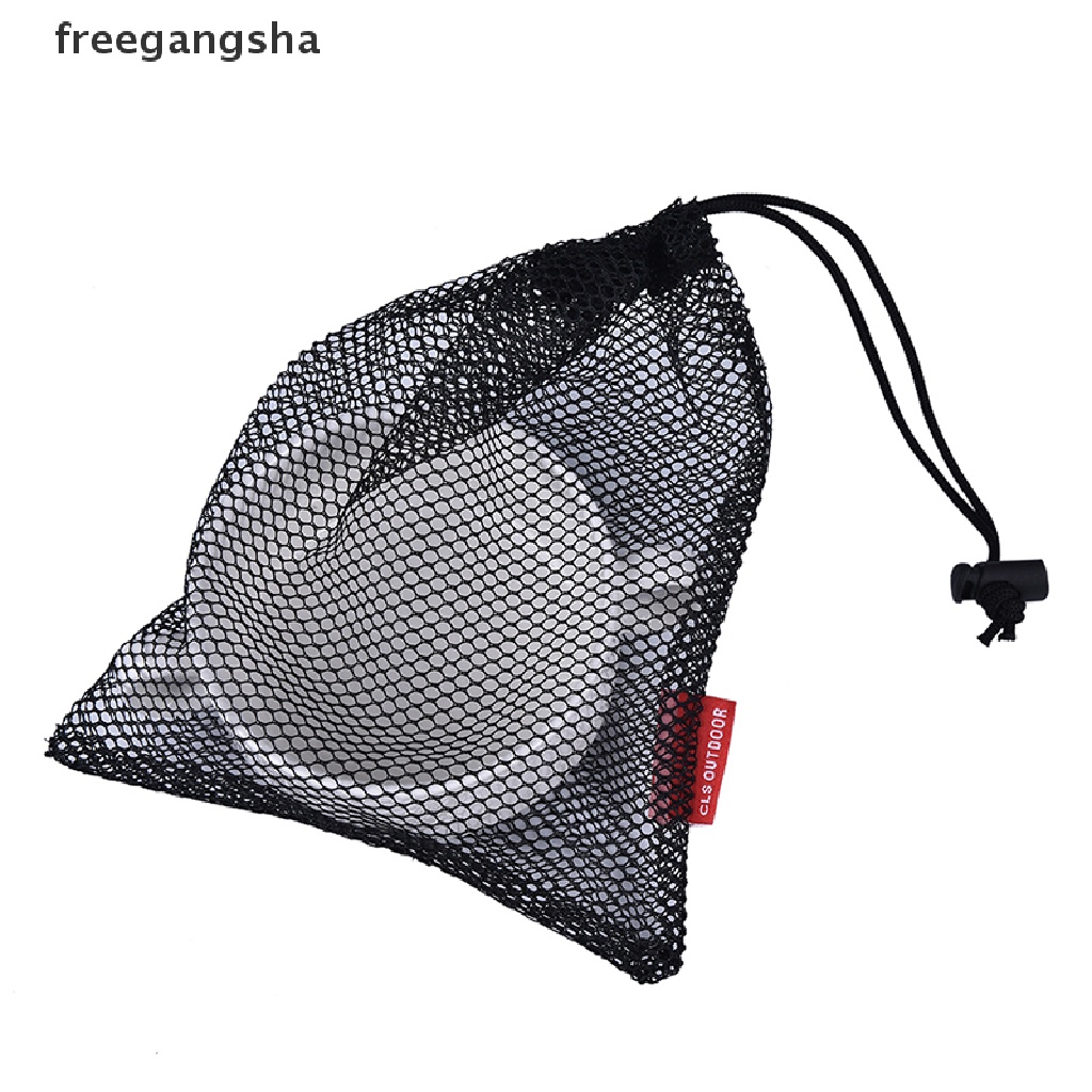 [FREG] Nylon Mesh Drawstring Bag for Cutlery Bottle Pot Pan Kettle Mesh Storage Bag FDH