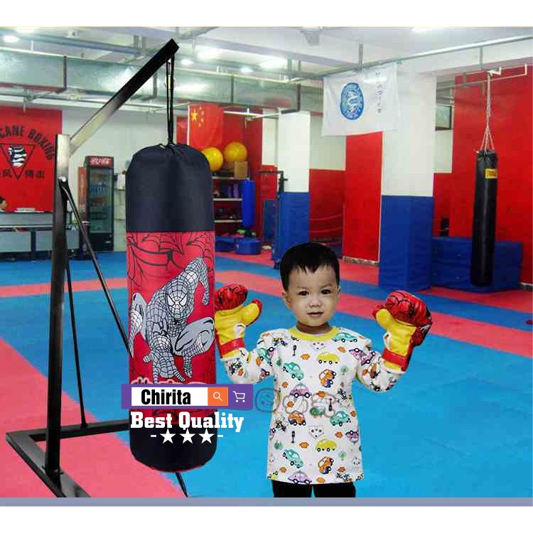 Đồ Chơi Đấm Bốc Boxing Cho Bé LOẠI LỚN KÈM 2 GĂNG TAY - Đồ Chơi Thể Thao Giải Trí Cho Bé Trai CHIRITA