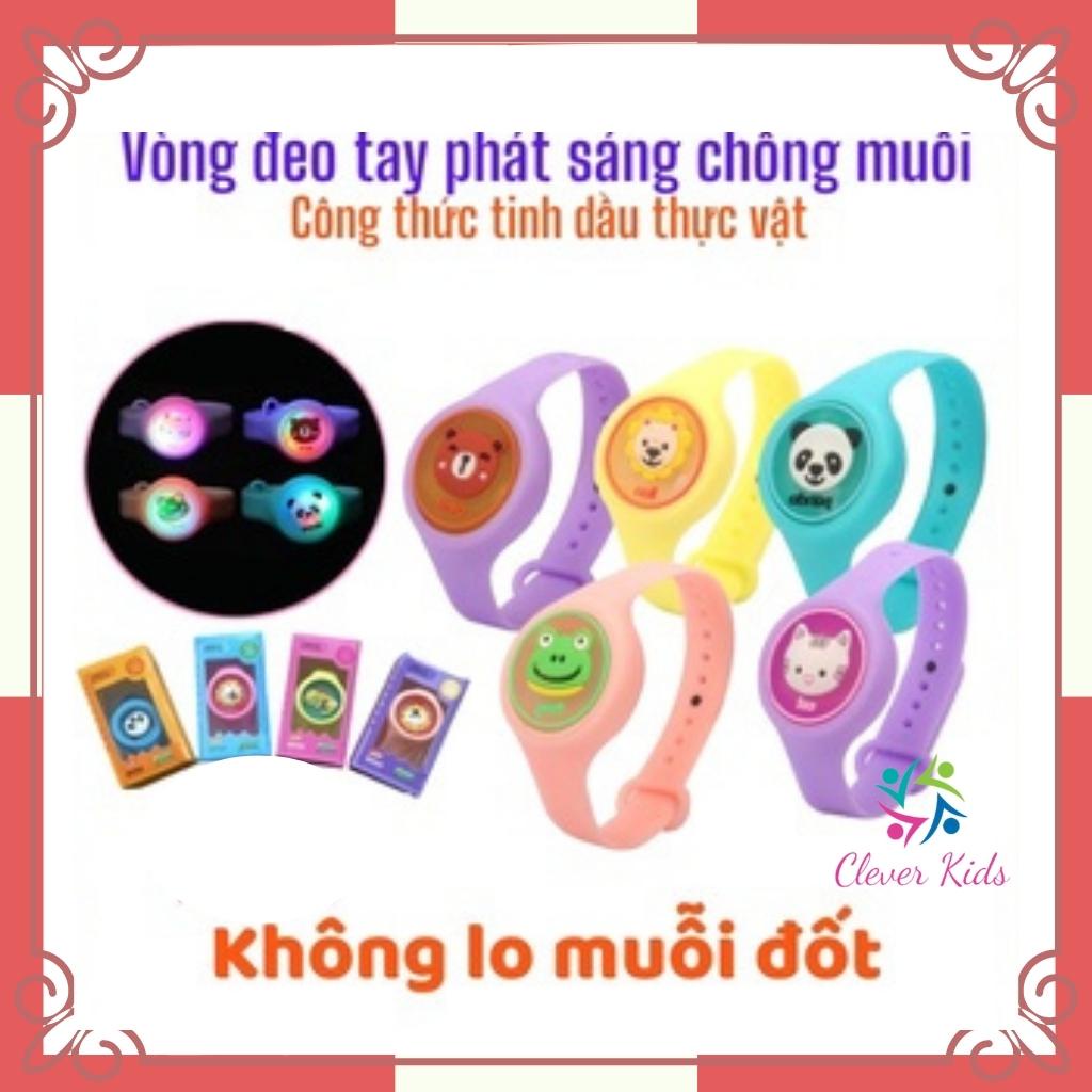 Vòng đeo tay chống muỗi, phát sáng tinh dầu tự nhiên,có nhiều hình ngộ nghĩnh cho bé