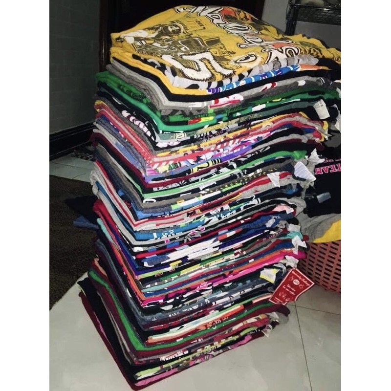 Áo thun mỹ vải cotton 2Hand giá rẻ(Random mẫu chỉ chọn tone màu và size)