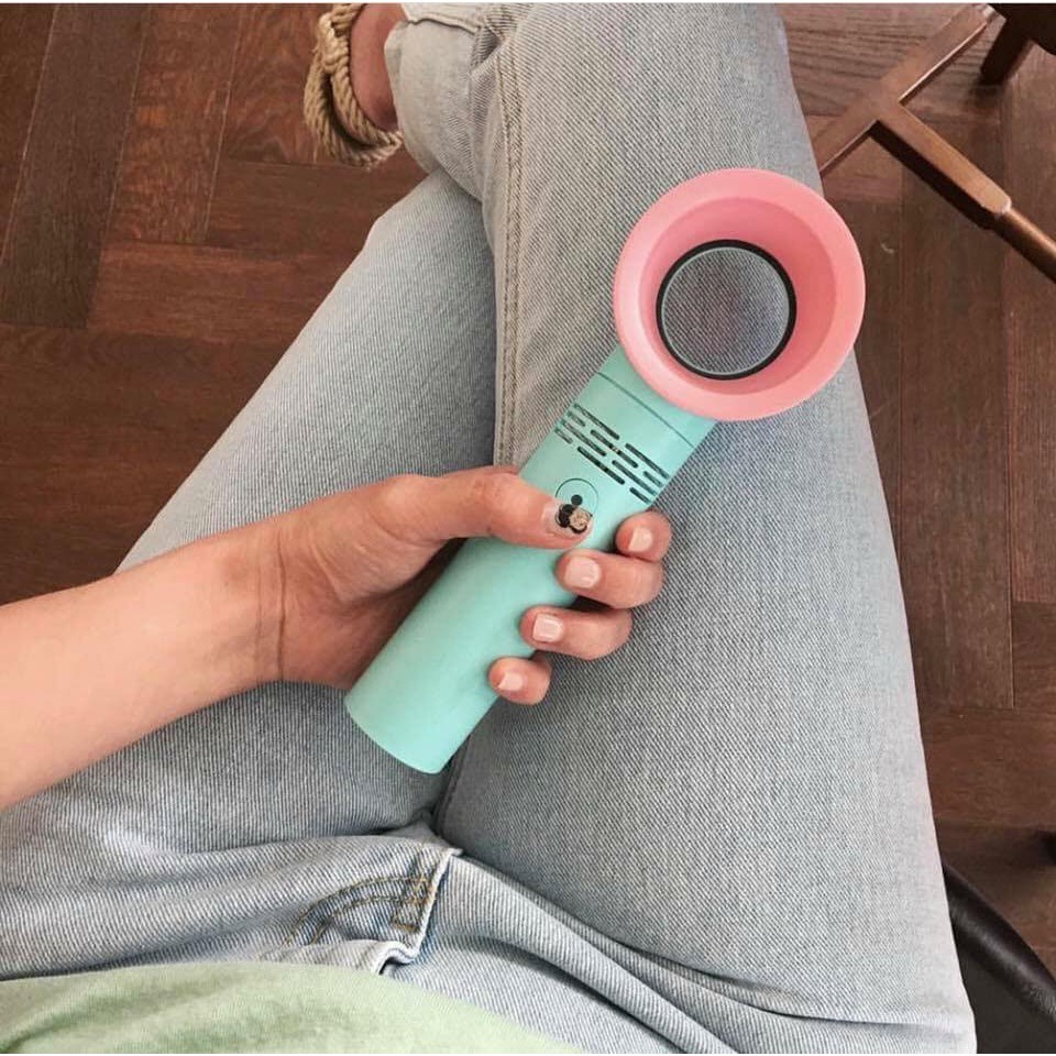 Quạt sạc mini không cánh cầm tay - Du Lịch - Văn Phòng-Barlow store