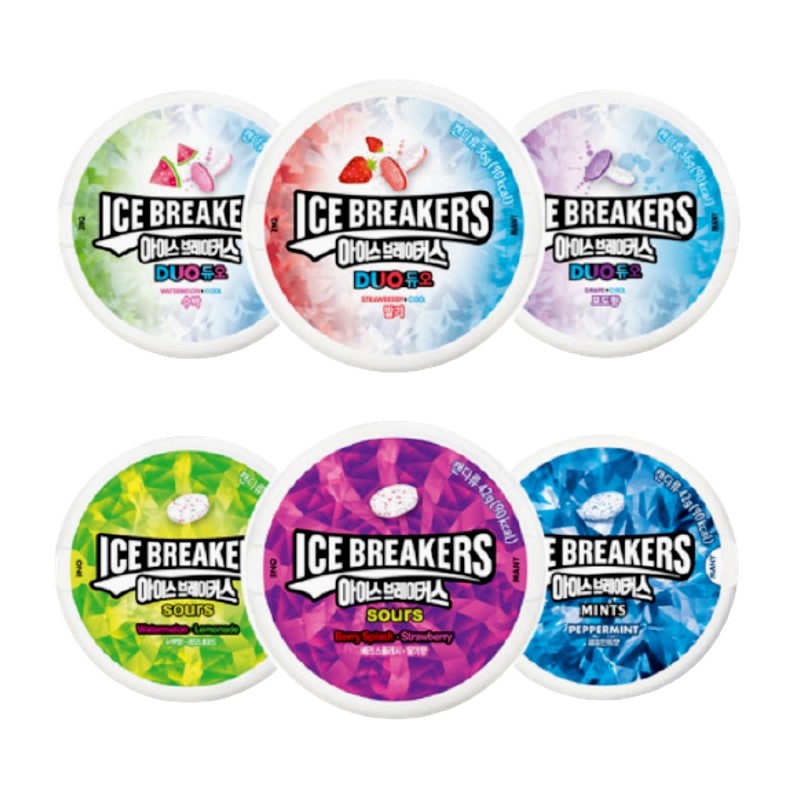 Ice breakers Dụng Cụ Lấy Đá 6 Mùi Hương  Từ Hàn Quốc